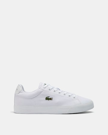 Lacoste Lerond Set Canvas Trainers - White