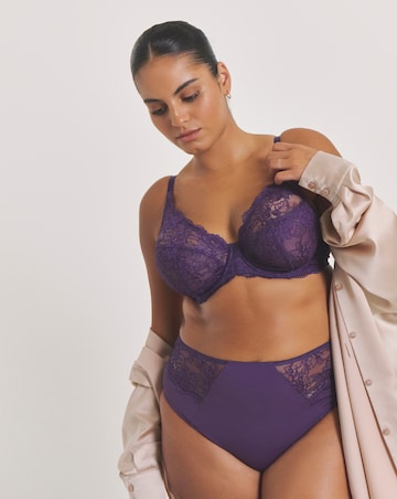 Pretty Secrets (2 Pack) New Ella Full Cup Wired Bras (C-J) Fig/Cherry
