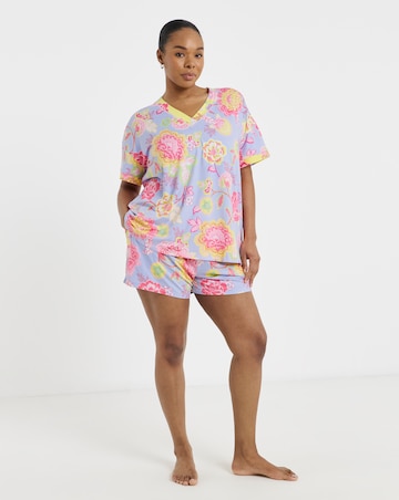 Figleaves Floral Pyjama Short Set