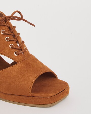 Ariana Shoe Boot Wedge Sandals - Extra Wide Fit (EEE)