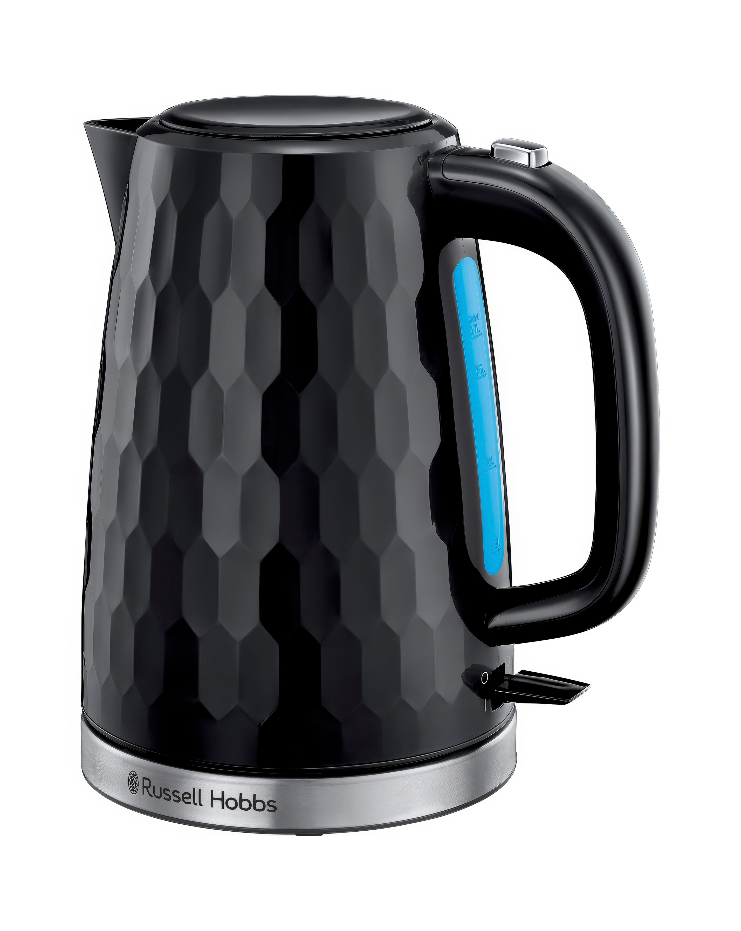 Russell Hobbs 26051 Textured Honeycomb Black Kettle