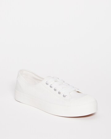 Canvas Lace Shoe - Extra Wide Fit (EEE)