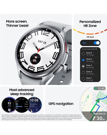 Samsung Galaxy Watch6 Classic 47mm BT - Silver