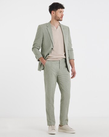 Linen Blend Suit Jacket