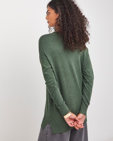 V Neck Slouch Tunic