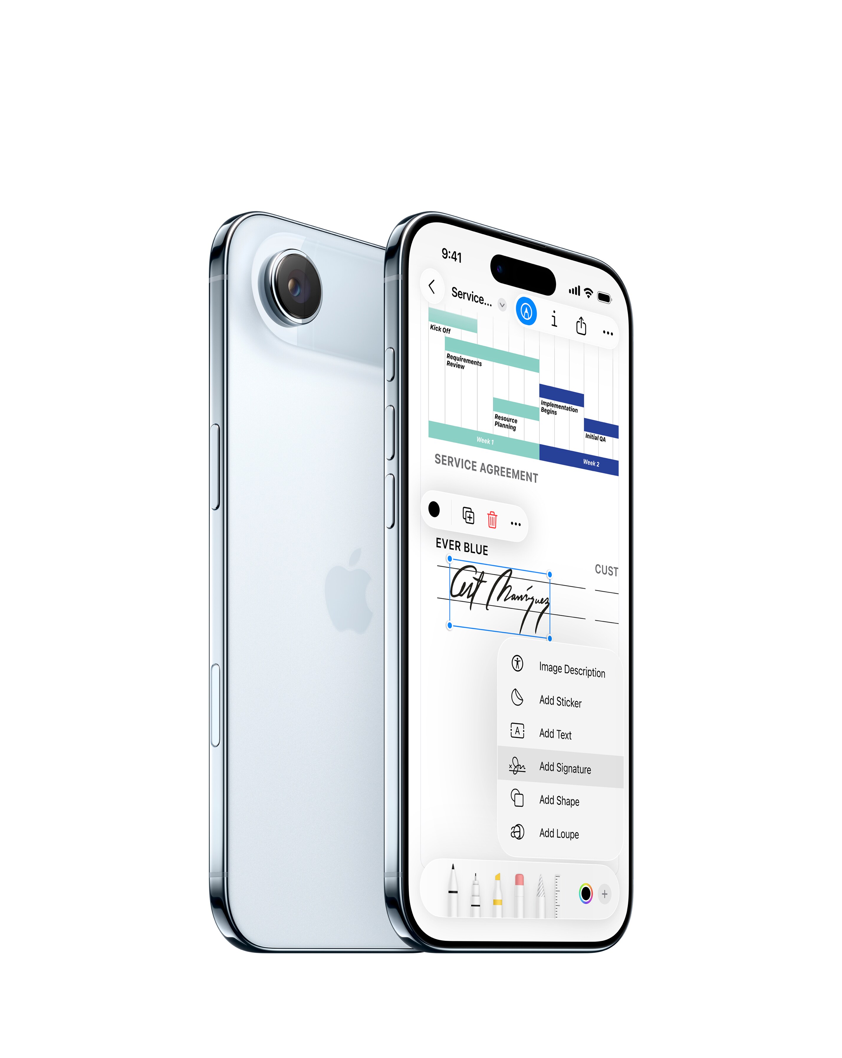 Apple iPhone Air 256GB - Sky Blue | Fashion World