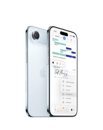 Apple iPhone 17 Air 256GB - Sky Blue