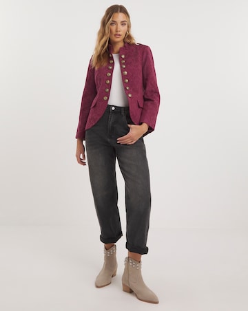 Joe Browns Plum Magnificent Military Jacket