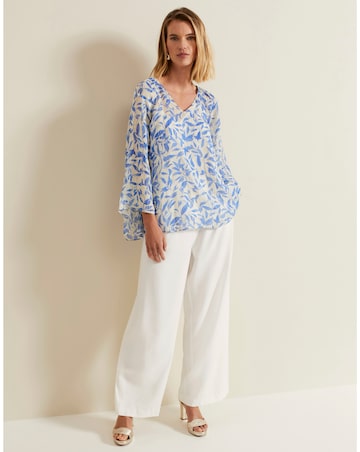 Phase Eight Simi Leaf Filcoupe Blouse