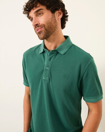 FatFace Pique Short Sleeve Polo (Regular & Tall) - Jade
