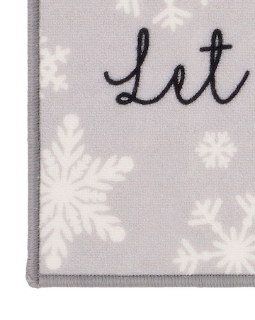 Let it Snow Washable Runner and Mat Set
