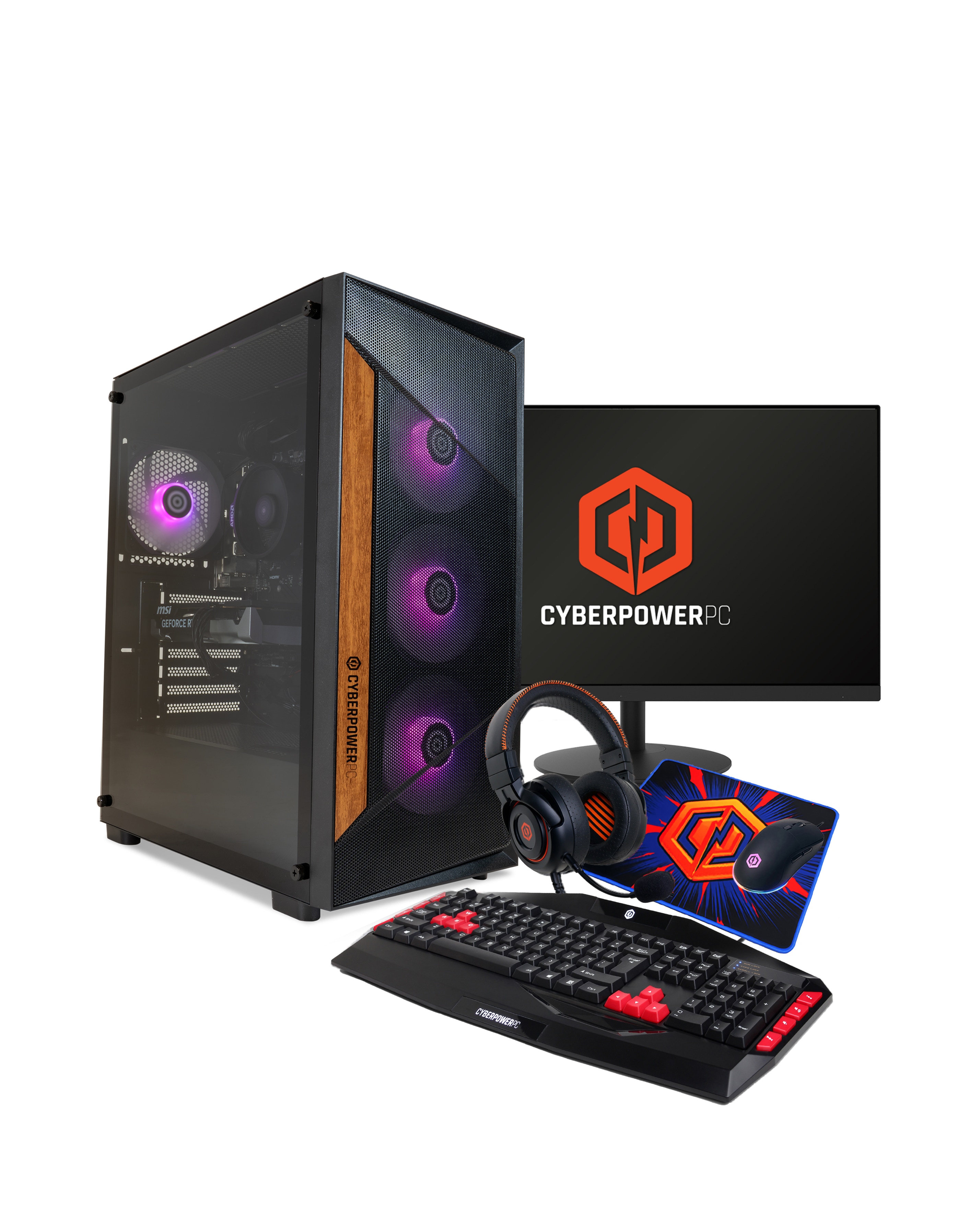 CyberPowerPC Intel Core i5 12400F RTX 5060 1TB SSD Gaming PC