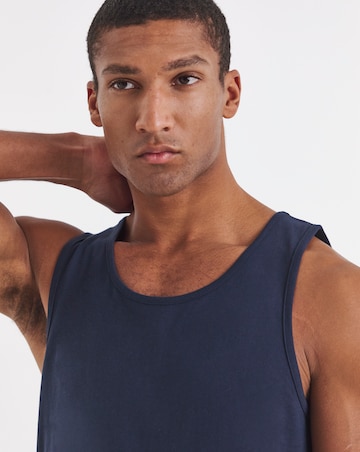 Basic Navy Vest Long