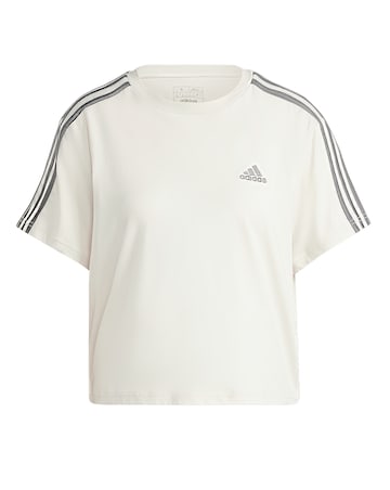 adidas 3 Stripe Crop Top