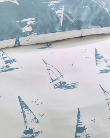 Catherine Lansfield Salcombe Boats Duvet Cover Set