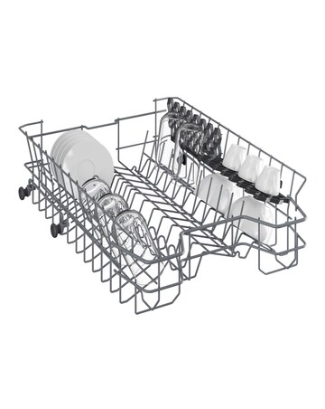 Beko DVS04020S Freestanding 10-place Slimline Dishwasher - Silver