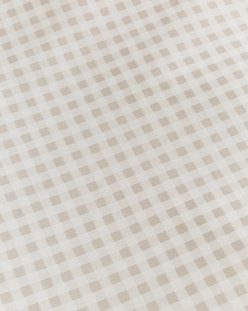 Gingham Cotton Blend Reversible Duvet Cover Set