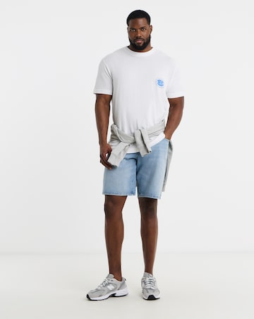 Jack & Jones Massachusetts Originals Back Graphic T-Shirt - White