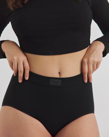 Sloggi (2 Pack) Cotton Double Comfort Maxi Knickers Black