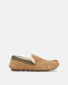 Barbour Monty Moccasin Slipper - Camel