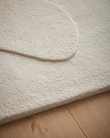 Sculptured Wool Pebble Rug