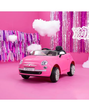 Xootz 6V Fiat 500 - Pink