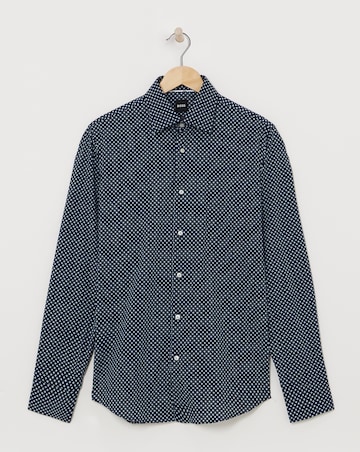 BOSS Regular Fit Printed Formal Shirt