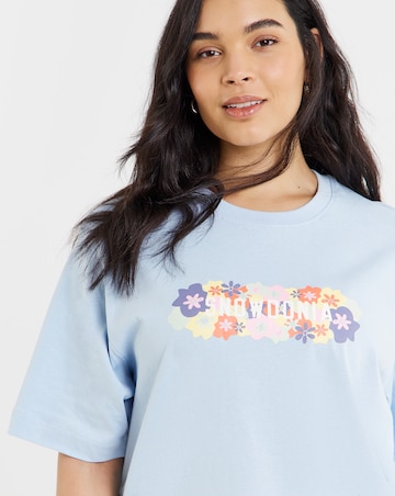 Snowdonia Floral Branded T-Shirt