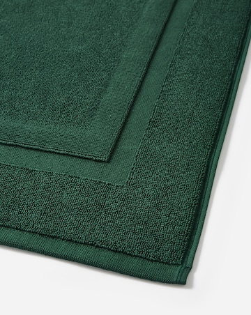 Egyptian Cotton Bath Mat - Forest Green