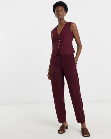 SCALLOP EDGE WAISTCOAT