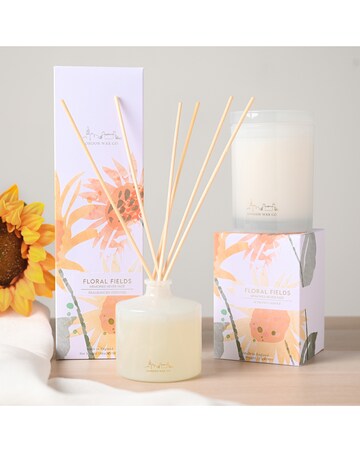 The London Wax Company Floral Fields 1 Wick Candle 227g