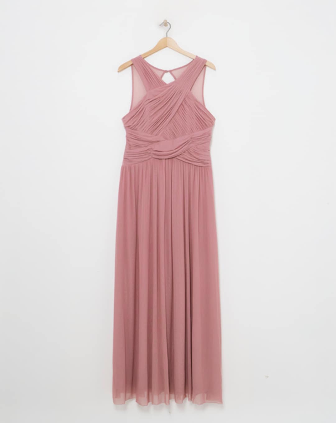 light pink mother of the bride dresses Sheath Blush Long Lace Mother Of The Bride Dress with Sleeves US6 / Blush