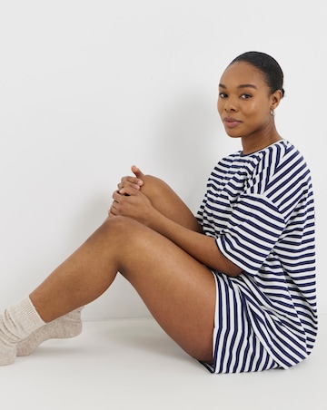 Pretty Secrets Back to Basics Pyjama Short Set Stripe