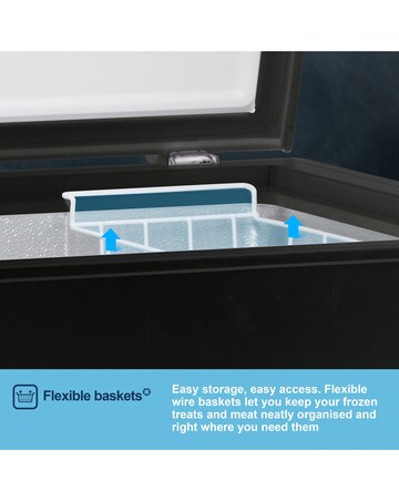 Fridgemaster MCF198EB 198L Chest Freezer - Black