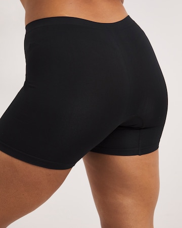 Pretty Secrets (3 Pack) Seamless Comfort Shorts Black