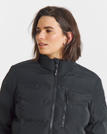 Snowdonia Black Showerproof Short Coat
