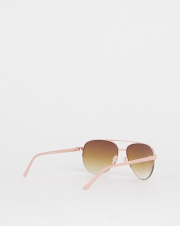 Valentina Rose Gold Aviator Sunglasses
