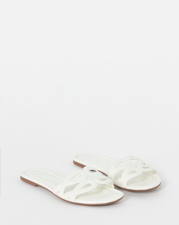 Rosario Padded Loop Detail Mule Sandals - Extra Wide Fit (EEE)