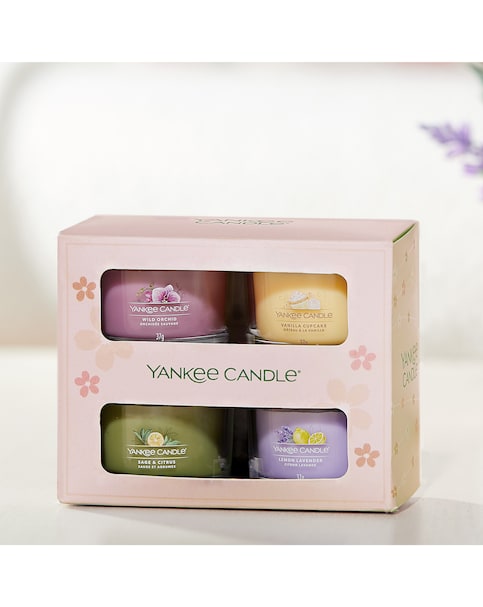 Yankee Candle 4 Mini Filled Votive Gift Set