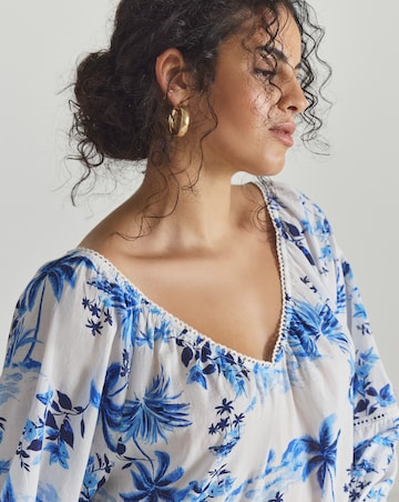 Figleaves Lisbon Tiered Mini Beach Dress