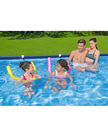 Bestway Steel Pro 13.1ft Outdoor Swimming Pool Set with Filter Pump