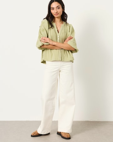 FatFace Rosalie Embroidered Blouse