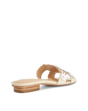 Dune Loupe Embellished Leather Sandals - Standard Fit (D)