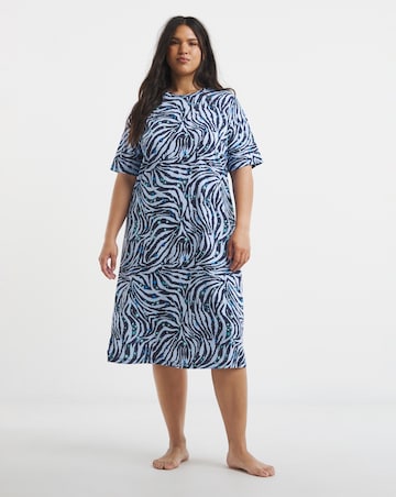 Simply Be Value Zebra Midi Nightie