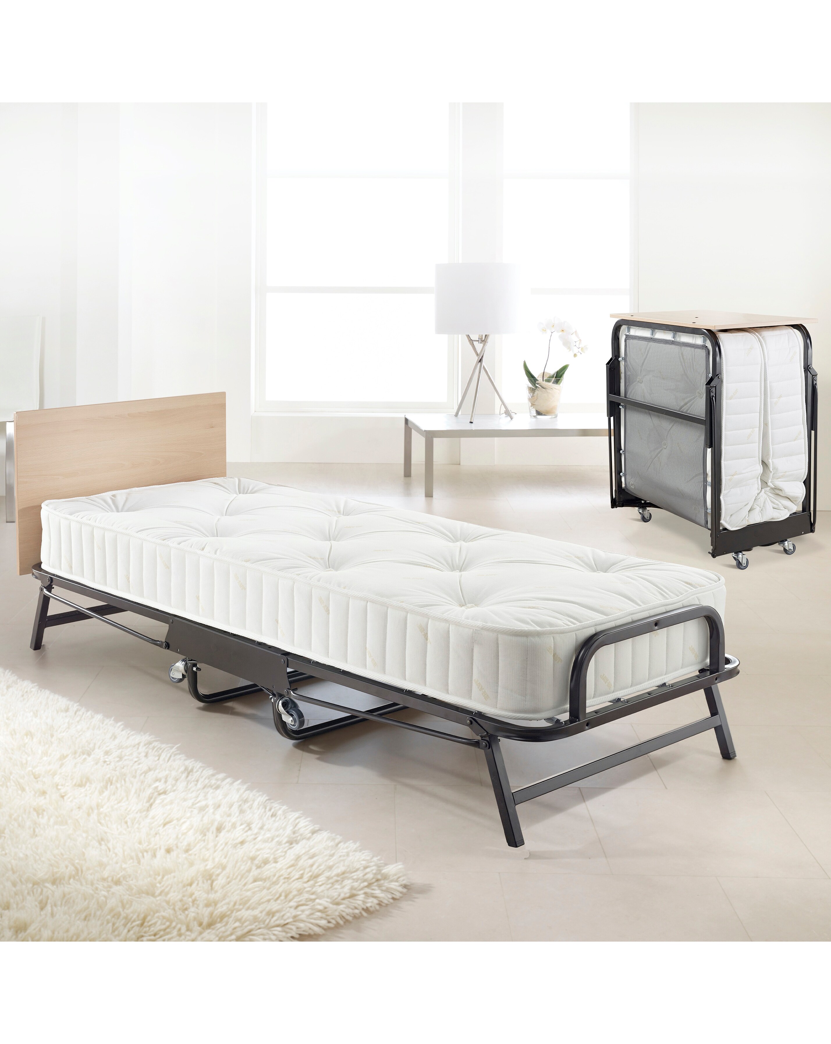Jay-Be Crown Premier Folding Bed with Deep Sprung Mattress - Single