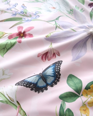 RHS x Catherine Lansfield Enchanted Butterfly Garden Soft Touch Duvet Cover Set
