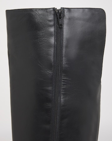 Madison Over The Knee Leather Riding Boots - Wide Fit (E) & Curvy Calf