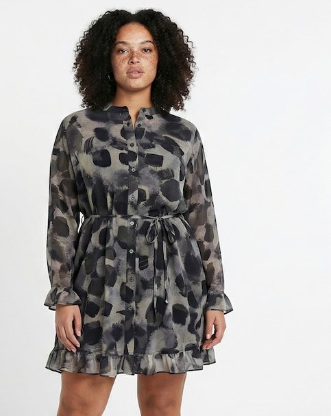 Religion Tory Abstract Terazzo Kaftan Dress