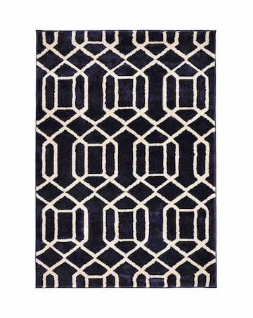 Newport Lattice Geometric Rug