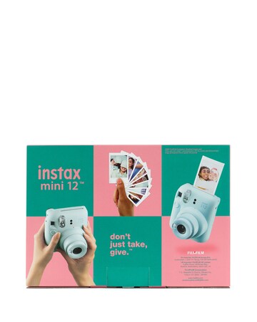 Fujifilm Instax Mini 12 Mint Green Camera + Shot Film + Case + Album + Stickers